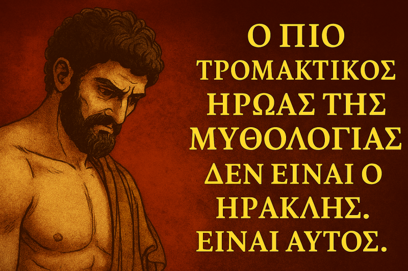 Ο Πιο Τρομακτικός Ήρωας της Μυθολογίας Δεν Είναι ο Ηρακλής. Είναι Αυτός.