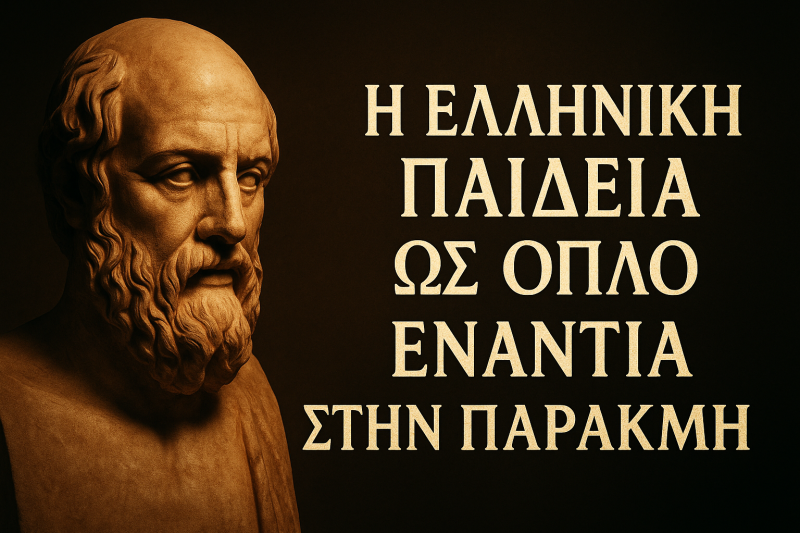 Η ελληνική παιδεία ως όπλο ενάντια στην παρακμή