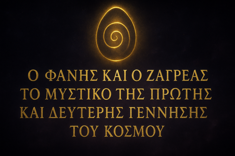 «Ο Φάνης και ο Ζαγρέας: Το Μυστικό της Πρώτης και Δεύτερης Γέννησης του Κόσμου»